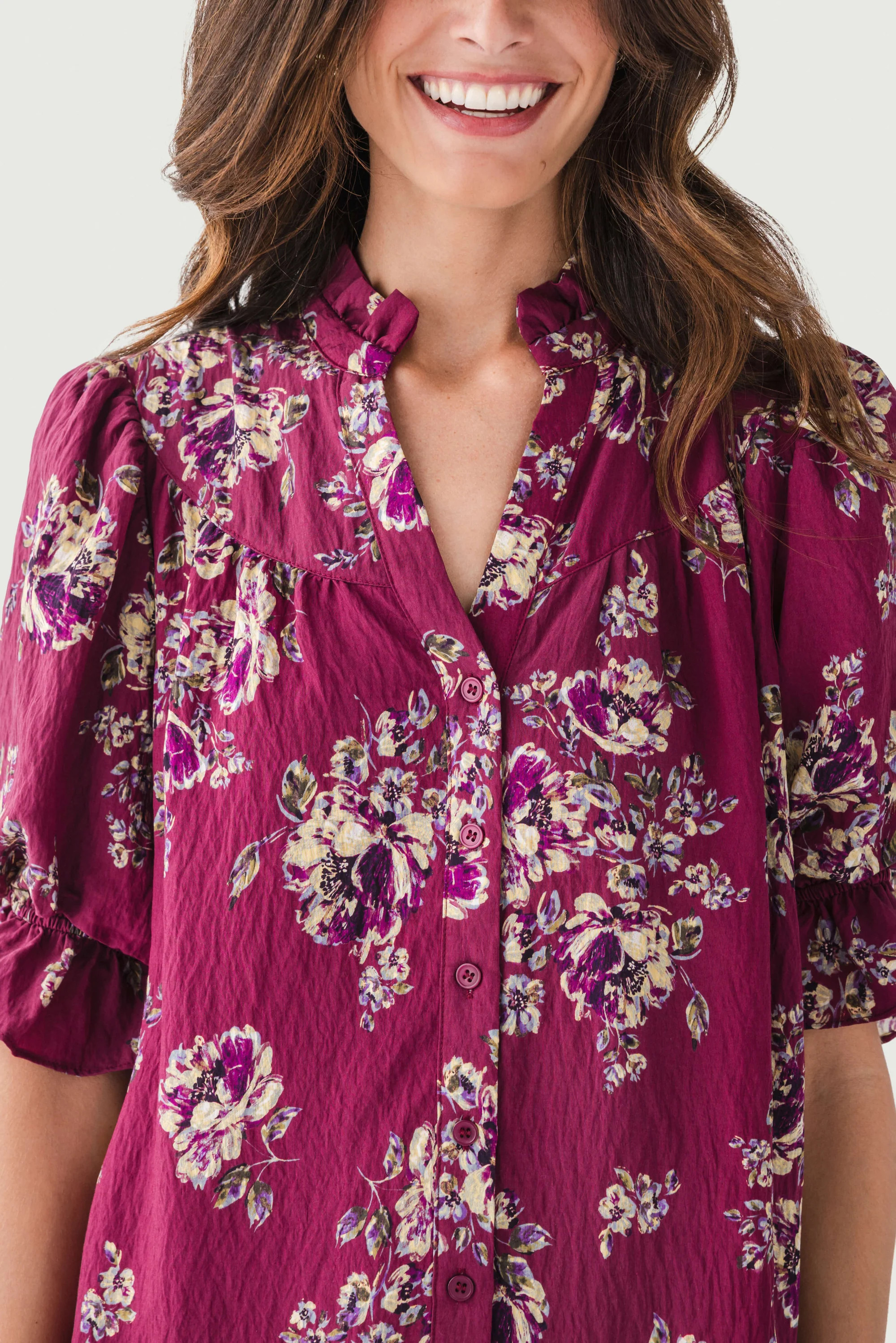 Fate Short Puff Sleeve Mini Dress | Social Threads