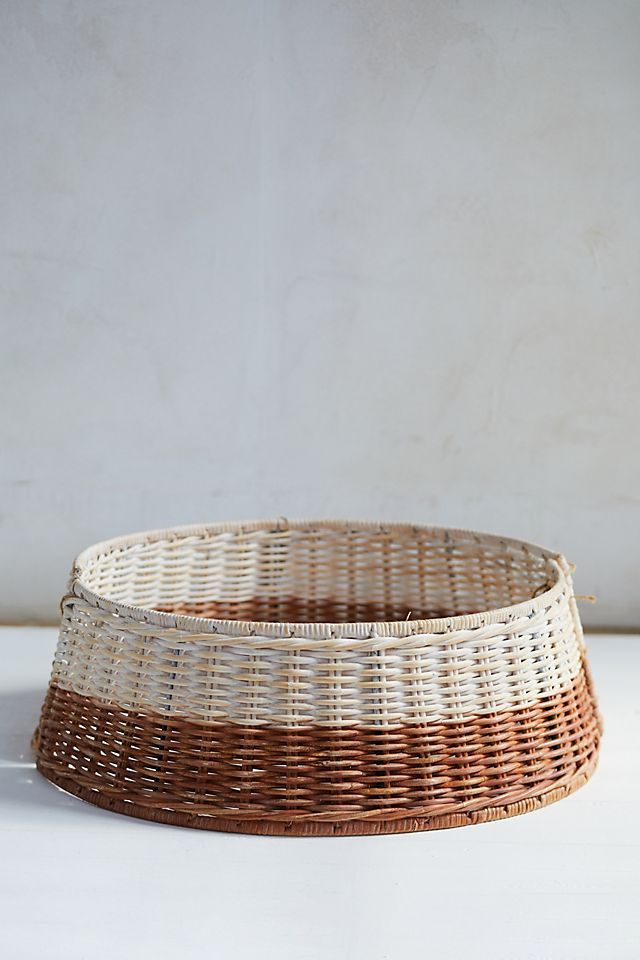 Two-Tone Rattan Tree Collar | Anthropologie (US)