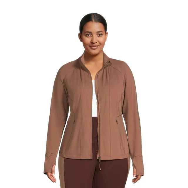 Avia Women's Plus Size Performance Active Jacket, Sizes 1X-4X | Walmart (US)