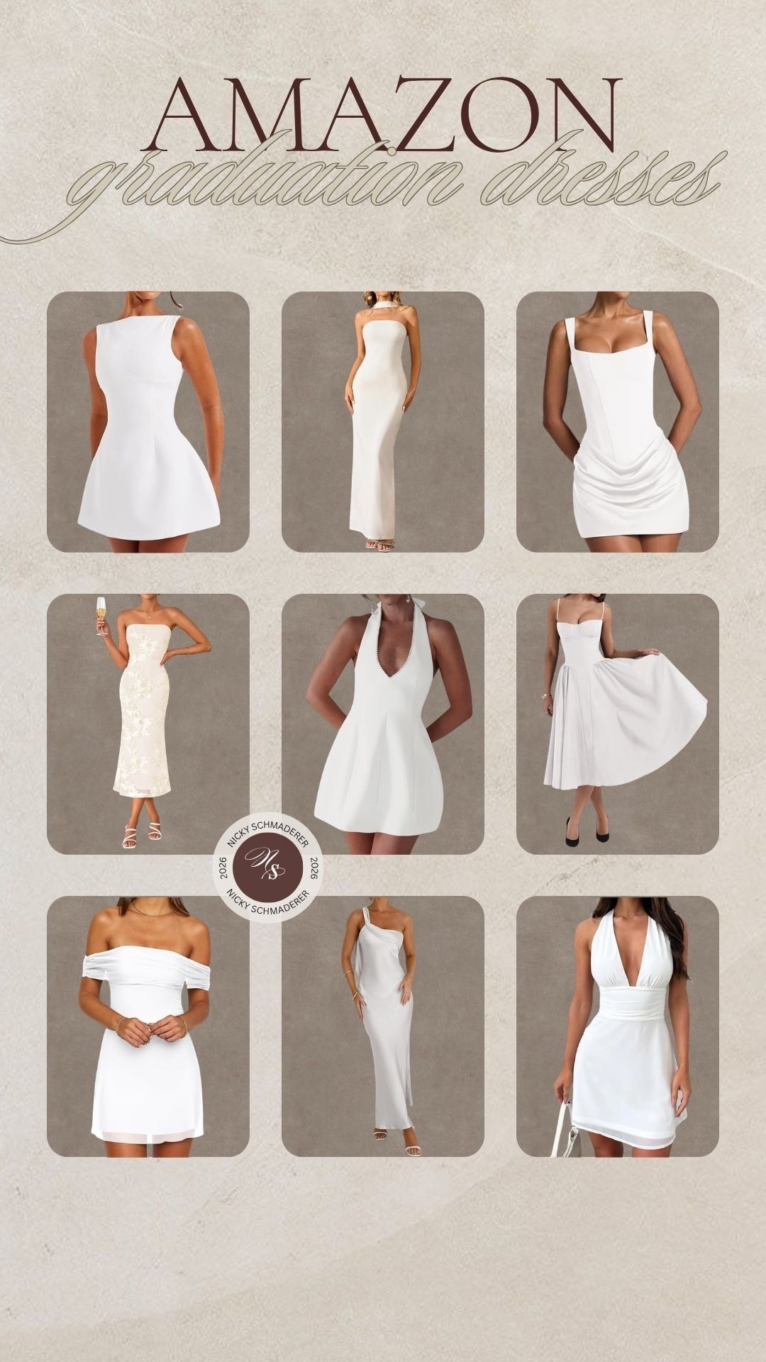 Graduation dresses from Amazon 
White dresses 
Bridal dresses 


#LTKMothersDay #LTKTravel #LTKSeasonal