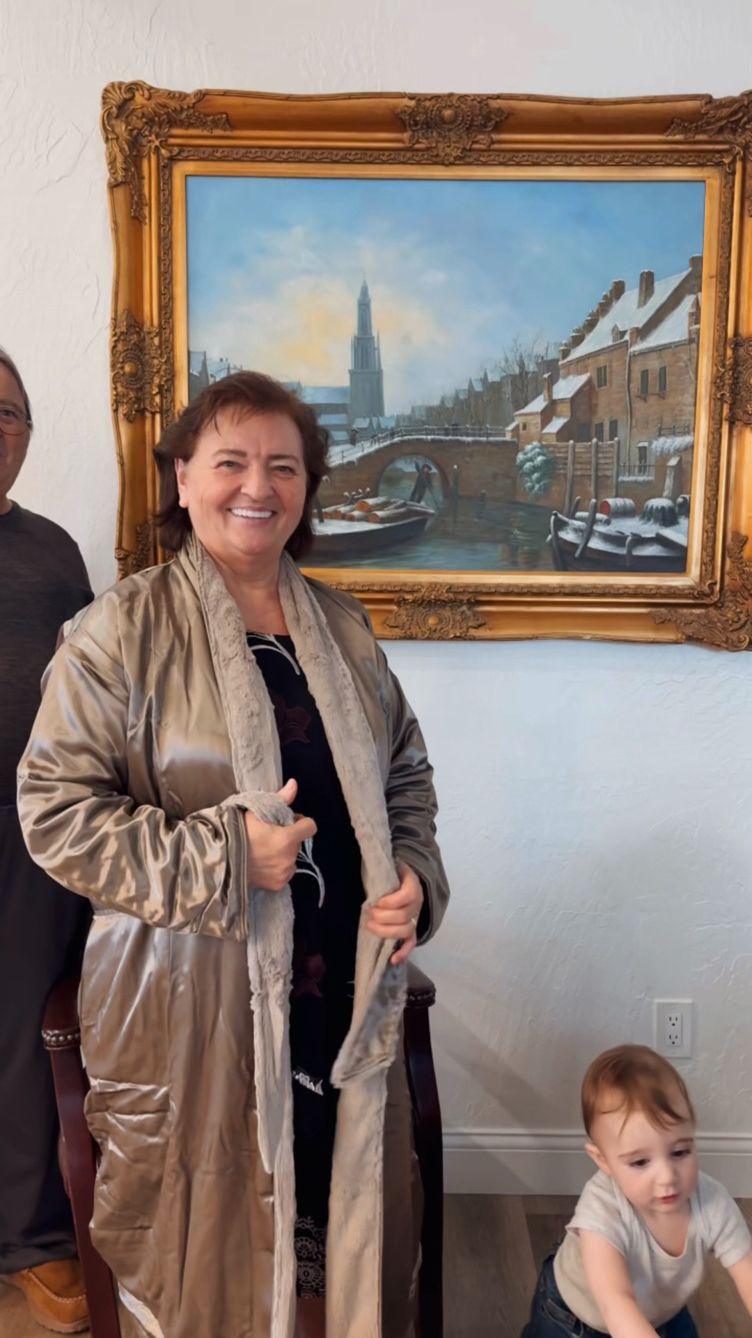 Some gifts are opened… and some are felt for a lifetime. 🤍

I wanted to give my parents something that wasn’t just beautiful, but meaningful, something that would wrap them in comfort the same way they’ve always wrapped us in love. This Little Giraffe silk robe and blanket felt like exactly that.

Soft, timeless, and made to be lived in… not tucked away. The kind of gift they’ll reach for every morning, every quiet evening, every moment in between.

Because the best gifts aren’t just things, they’re memories in the making. A keepsake that lasts. A piece of our story… wrapped in legacy.

#WrappedInLegacy #LittleGiraffe #HeirloomGift #MeaningfulMoments #liketkit #ad @littlegiraffeislove  @shopltk 

#LTKmomlife #LTKdayinmylife #LTKstorytime