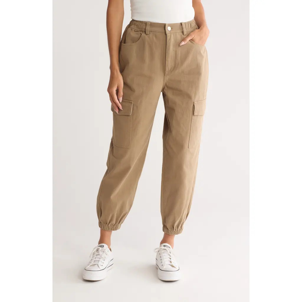 Elodie Cargo Joggers in Khaki at Nordstrom Rack, Size Small | Nordstrom Rack