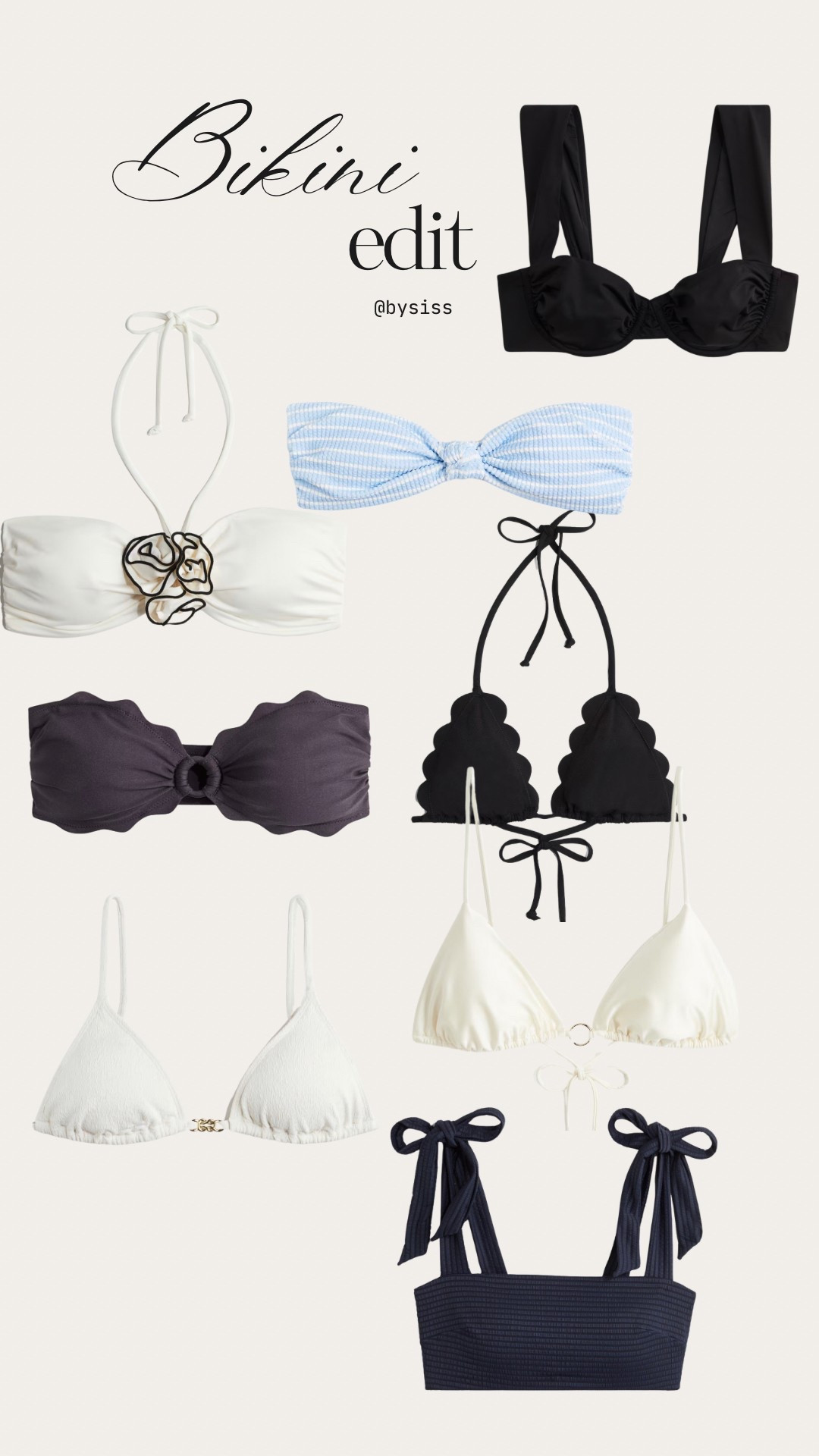 Bikini edit with all the fits we love to wear also as tops dressed up with a long maxi skirt or long flowy trousers 💕 

#LTKStyleTip #LTKSwim #LTKFestival