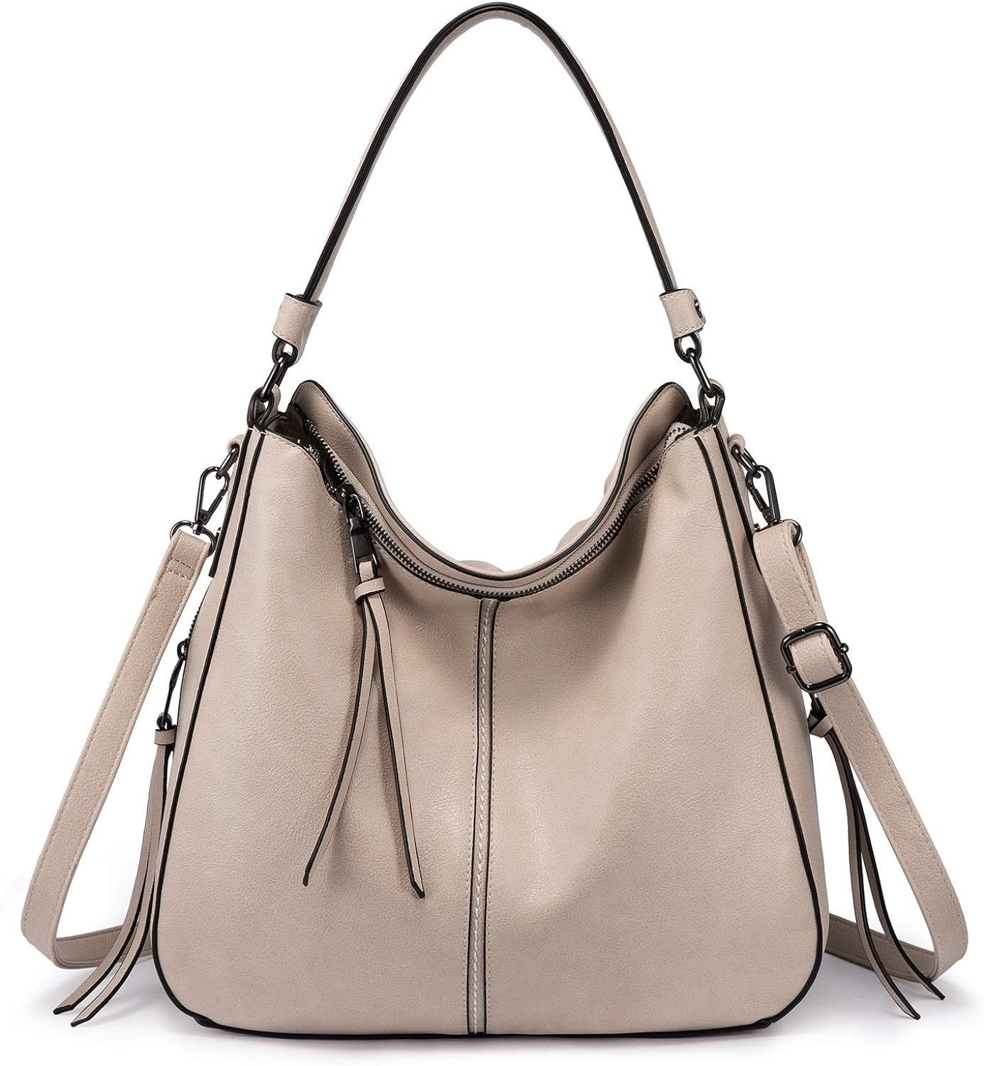 Handbags for Women Large Designer Ladies Hobo bag Bucket Purse Faux Leather | Amazon (US)