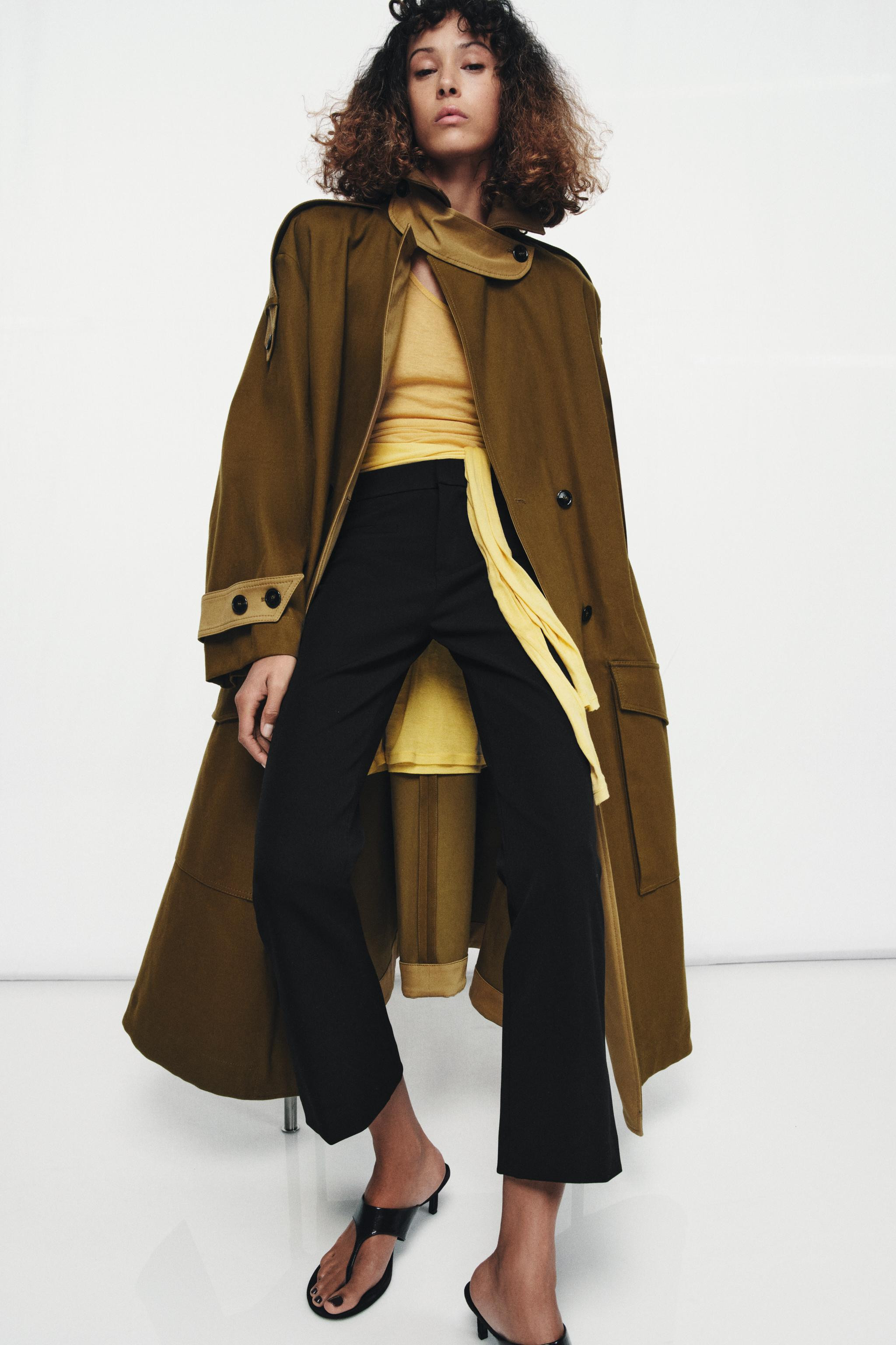 ZW COLLECTION CROPPED PANTS | Zara US