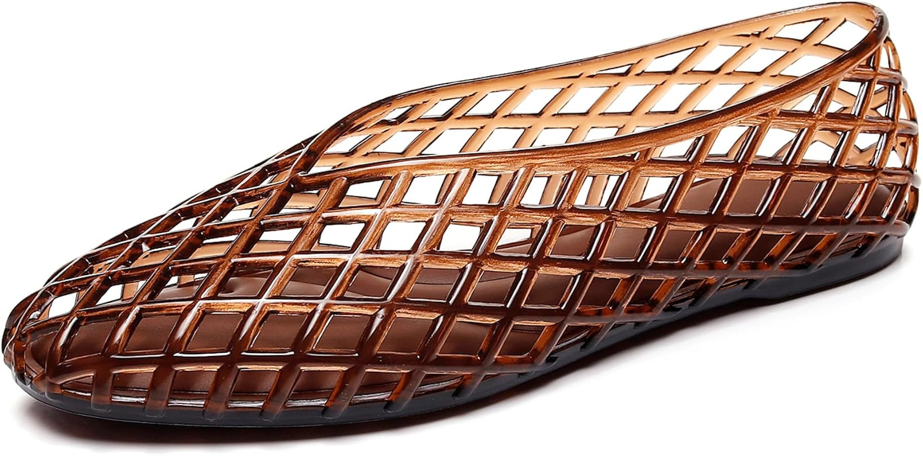 Jelly Ballet Flats For Women Orthopedics Breathable Mesh Comfort Slip On Round Toe Hollow Out Fla... | Amazon (US)