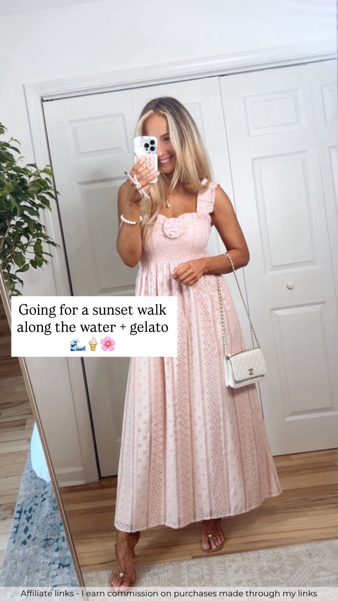 Affiliate links - I earn commission on purchases made through my links | Palm Beach outfit, Hill House dress, pink maxi dress, resort wear, vacation outfit 

#LTKootd #LTKTravel