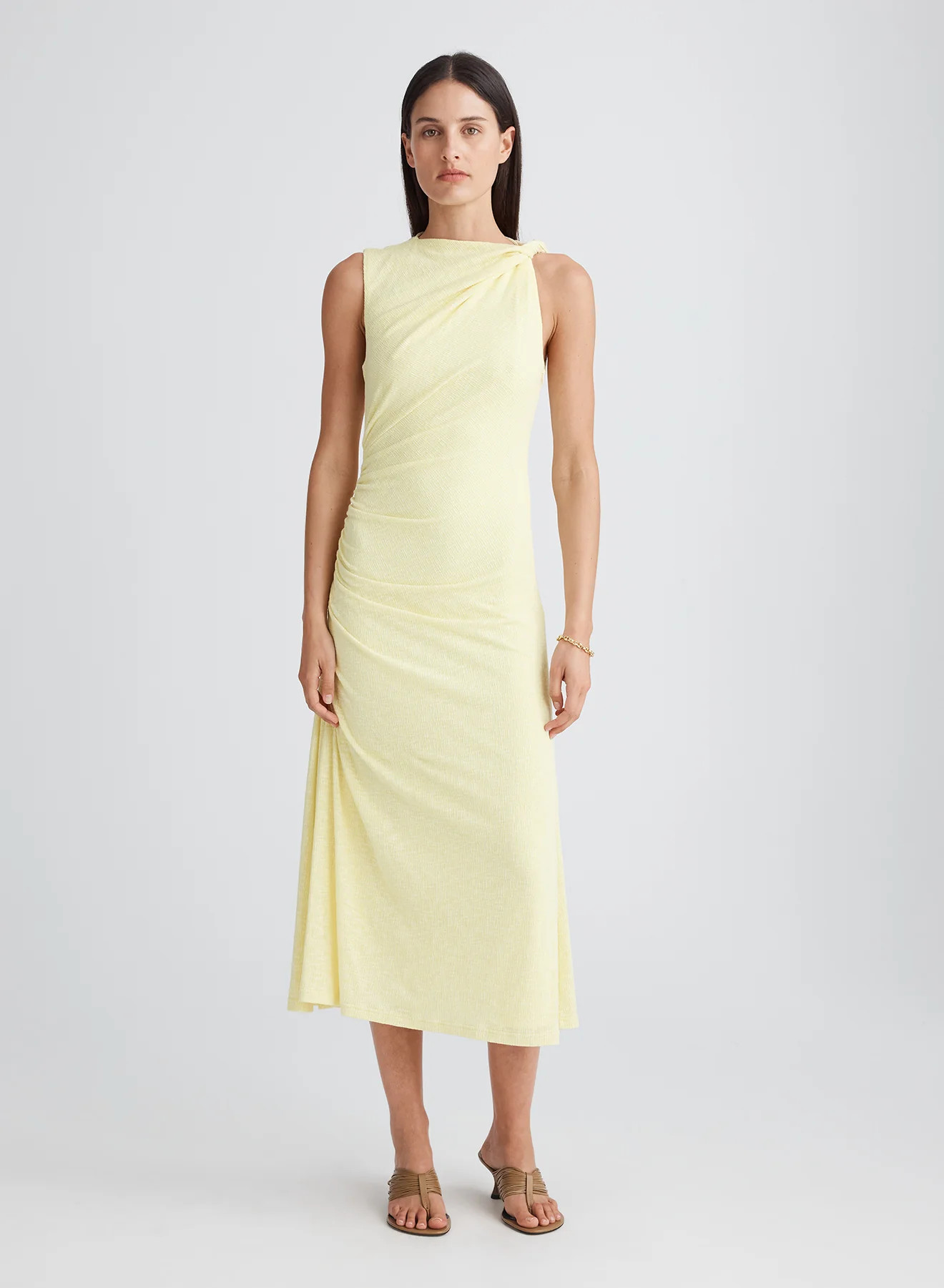 SASHA DRESS (YELLOW JERSEY) | Anna Quan (Global)