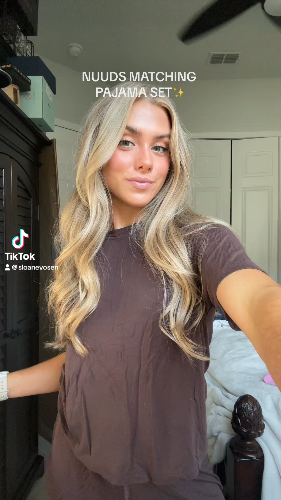 Nuuds matching pajamas set wearing size XS. The most comfortable soft buttery soft that is matching set that ever lived. Worth every single penny. @nuuds 

#LTKFindsUnder100 #LTKVideo #LTKGiftGuide