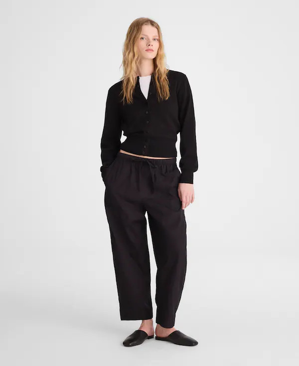 Pull-On Barrel-Leg Utility Pants in Poplin | Madewell
