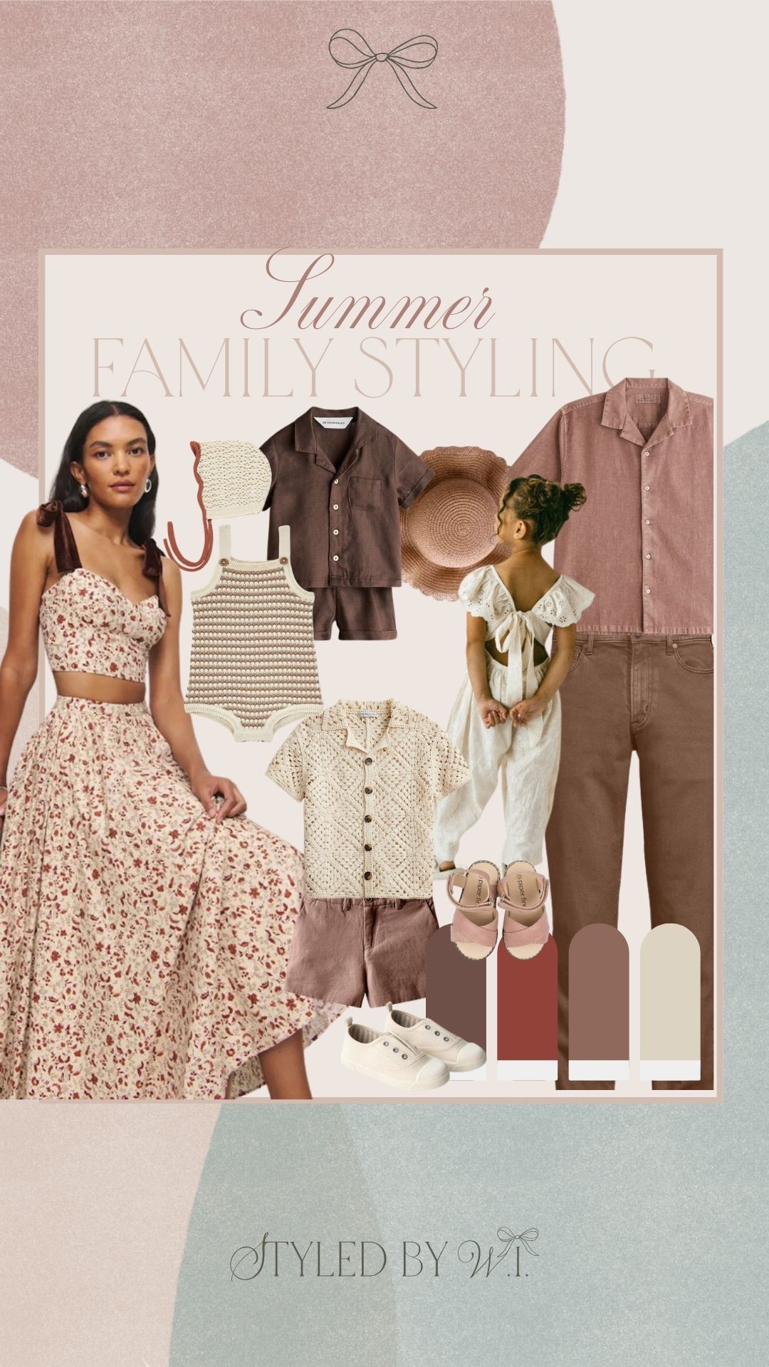 A love letter to warm weather - if romanticize your life was a moodboard this is it! 
The ultimate family look for your next family photo session 

#LTKMens #LTKFamily #LTKKids