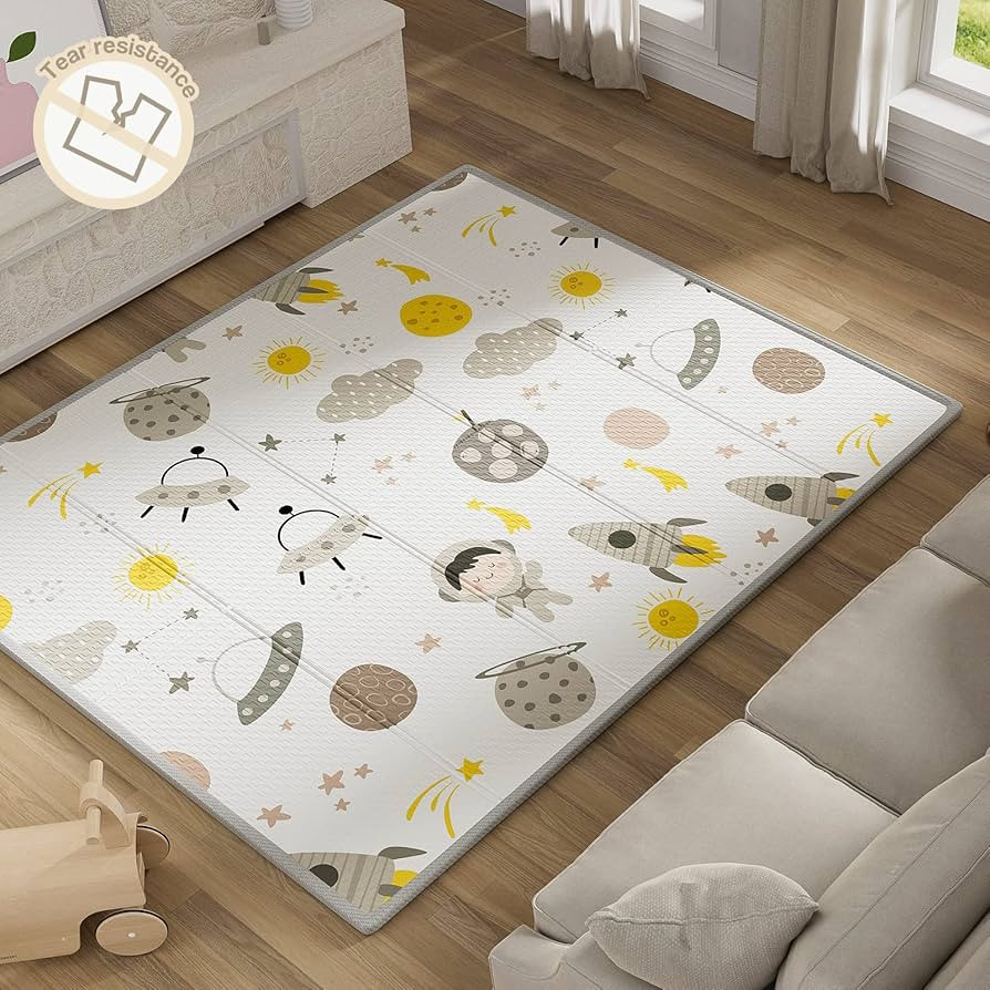 UANLAUO Foldable Baby Play Mat, Extra Large Waterproof Activity Playmats for Babies,Toddlers, Inf... | Amazon (US)