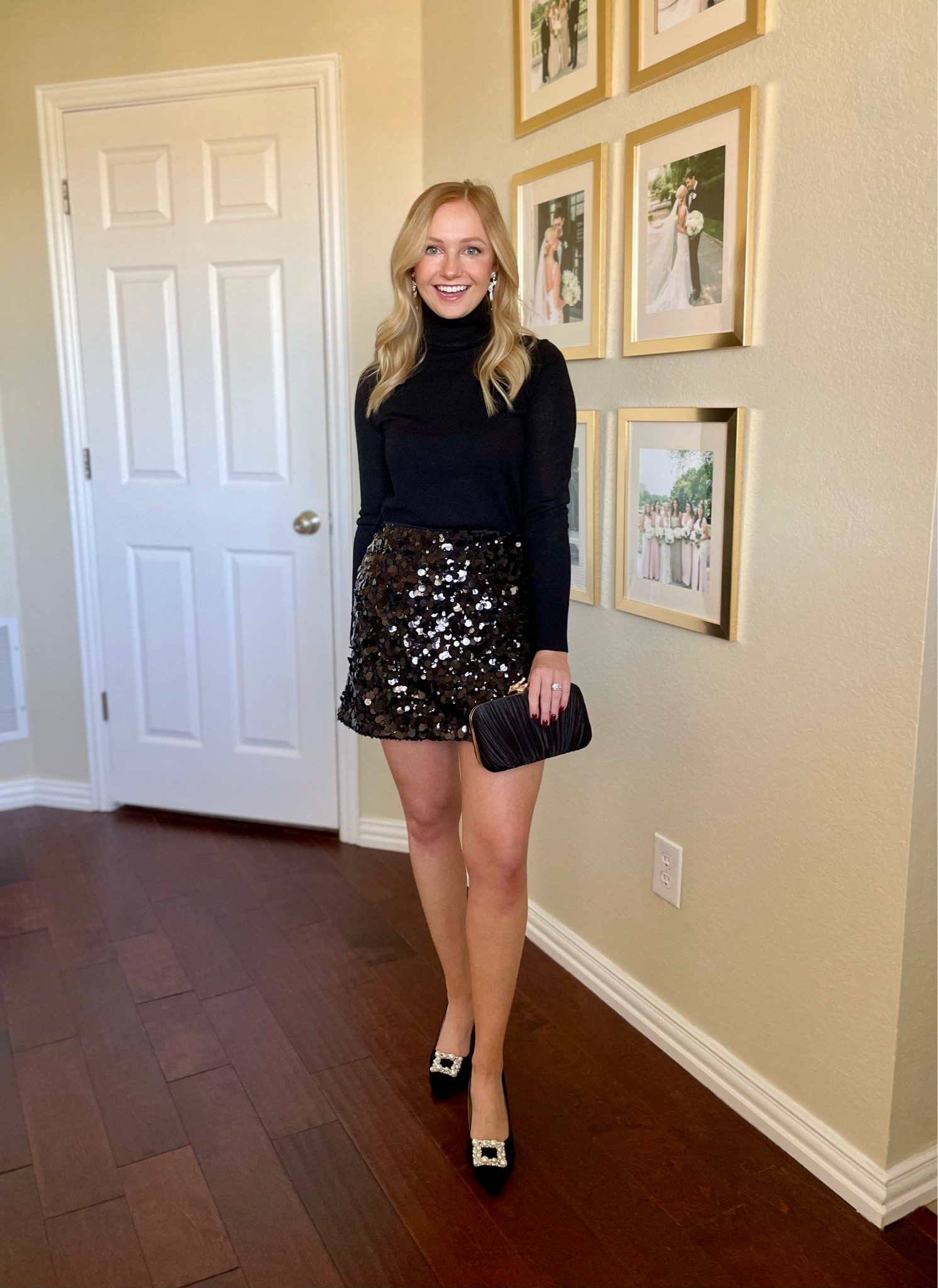 Wearing an XS in top and skort | sequin skirt, mini skort, New Year’s Eve outfit, holiday outfit 

#LTKStyleTip #LTKHoliday #LTKSeasonal