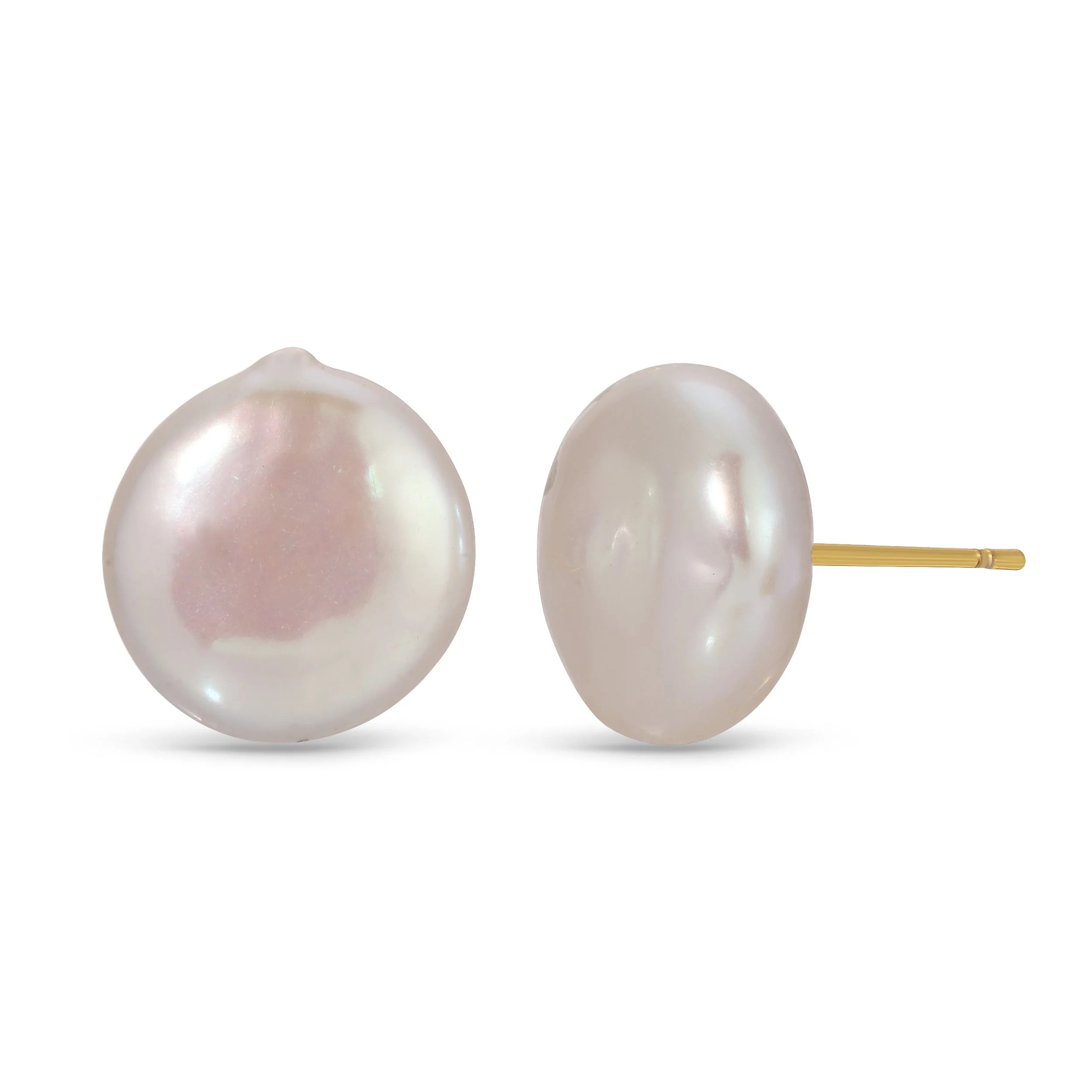 Flat Pearl Earring | Meghan Bo Designs