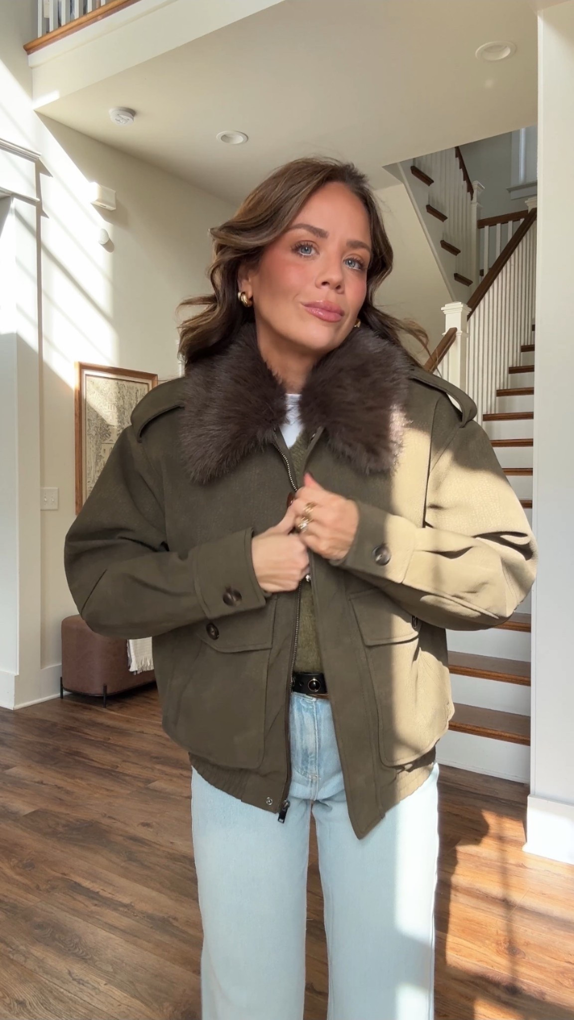 Viral Zara fall jacket I’m loving! In XS 

#LTKSeasonal #LTKFindsUnder100 #LTKStyleTip