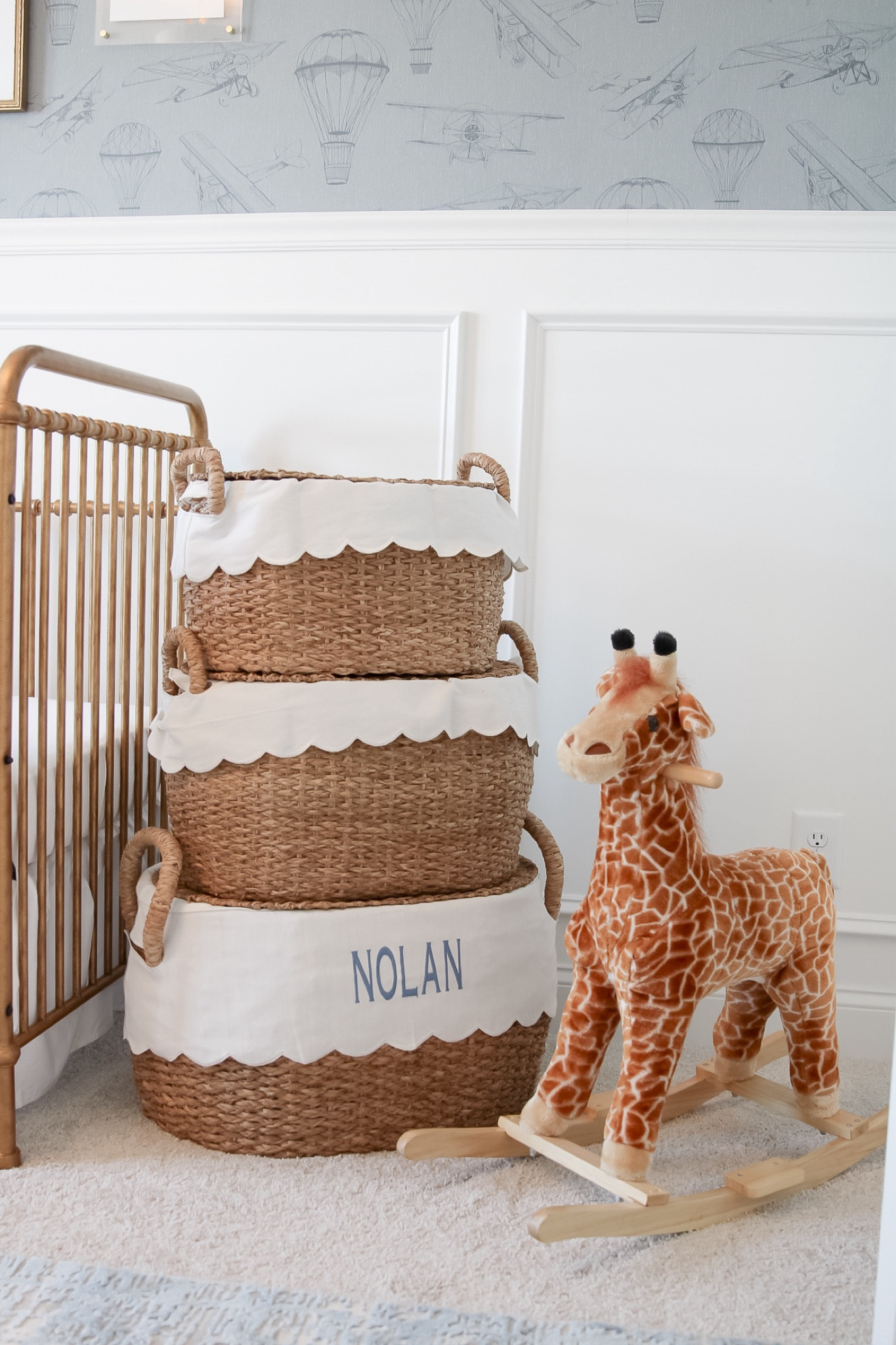 Nursery Decor | High quality nesting baskets to store all the baby things now and toys later on. An investment set that your little one can use forever! 

#LTKKids #LTKHome #LTKBaby