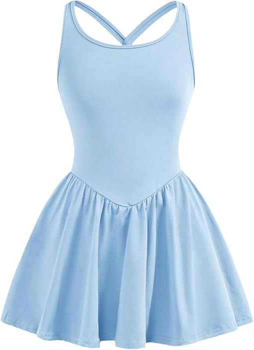 SOLY HUX Vestidos de tenis para ni\u00f1as, para verano, entrenamiento, golf, vestido atl\u00e9ti... | Amazon (US)