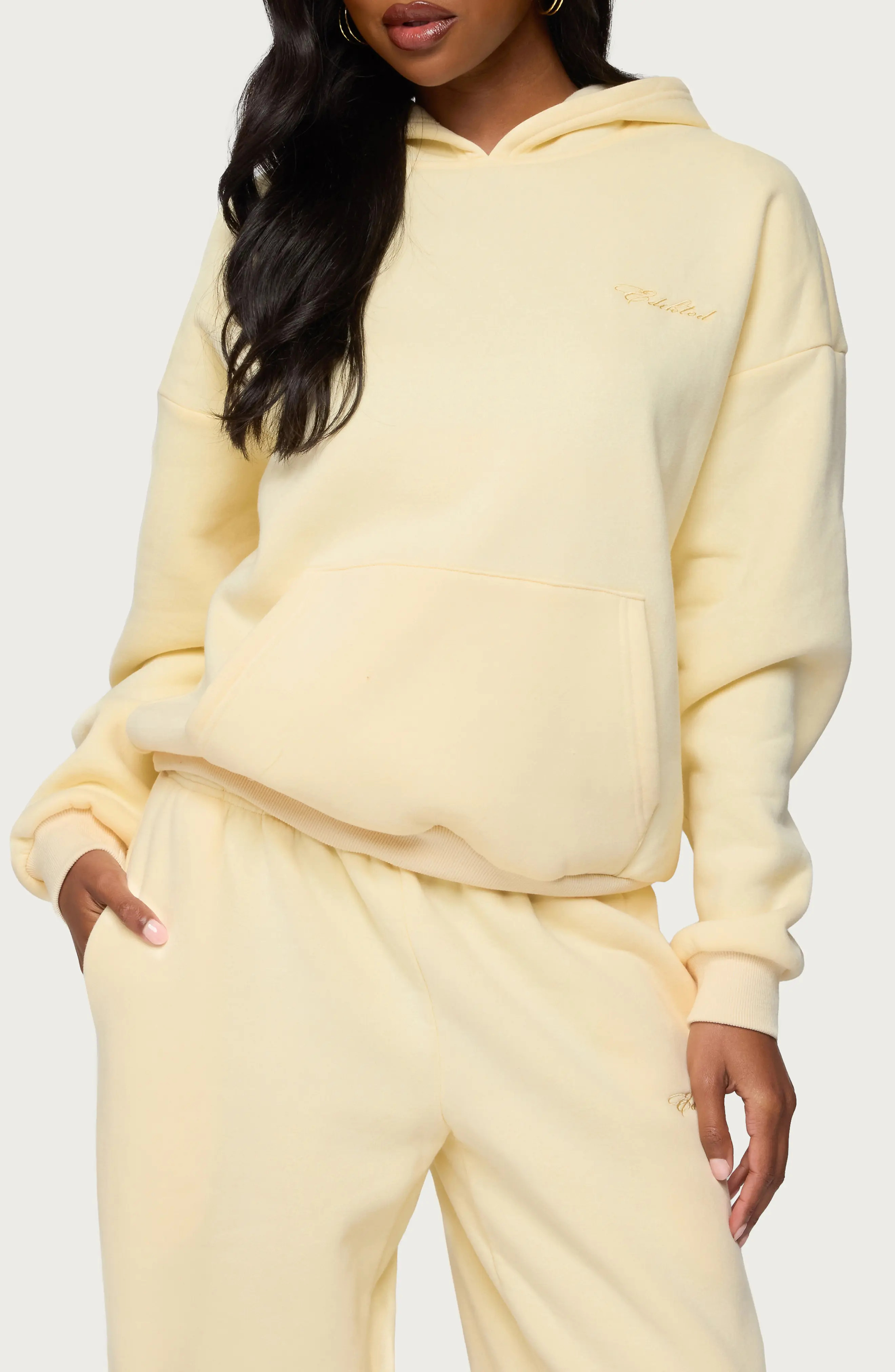 EDIKTED Basic Girl Oversize Hoodie (Women) | Nordstrom | Nordstrom