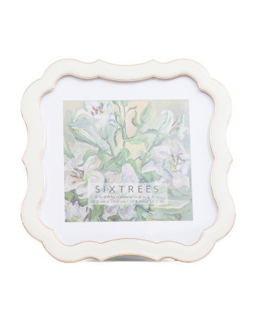 6X6 Matted To 4X4 Madeline Two Tone Tabletop Picture Frame, Gold | TJ Maxx