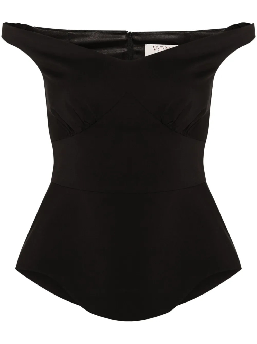 V:PM ATELIER Corynne off-shoulder Top - Farfetch | Farfetch Global