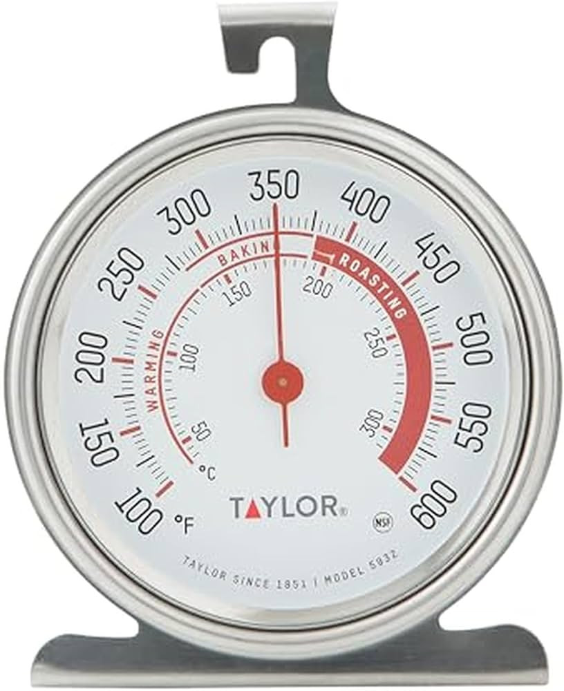 Taylor Precision Products Large Dial Thermometer, Silver | Amazon (US)