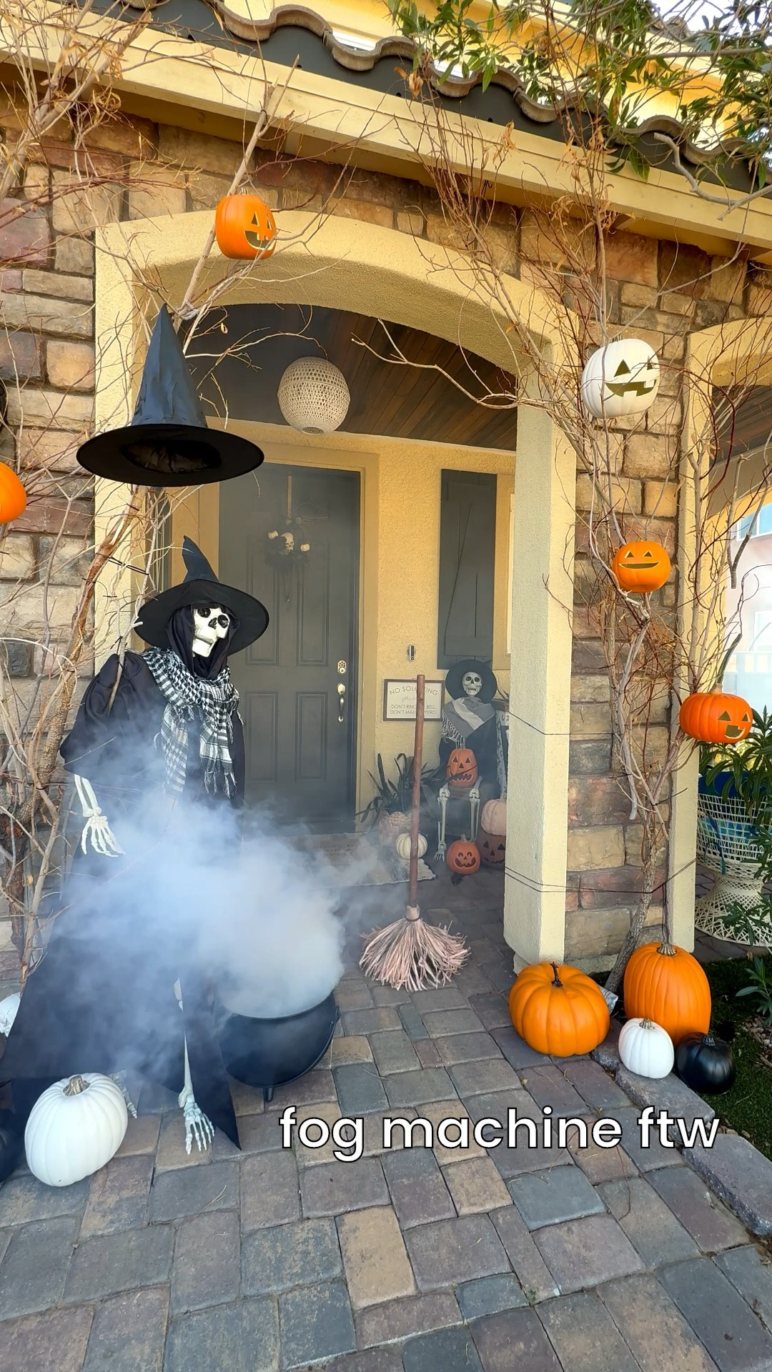 Halloween decorations! Fog machine and dancing broom! 😶‍🌫️

#LTKHalloween #LTKSeasonal #LTKHome