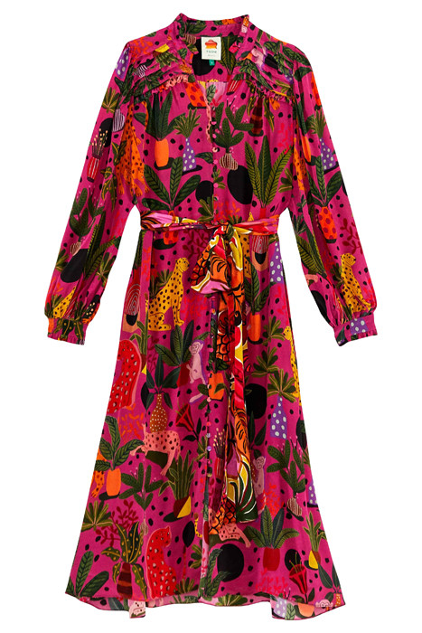 POP LEOPARDS CHEMISE DRESS POP LEOPARDS | FARM Rio | Otrium | Otrium US