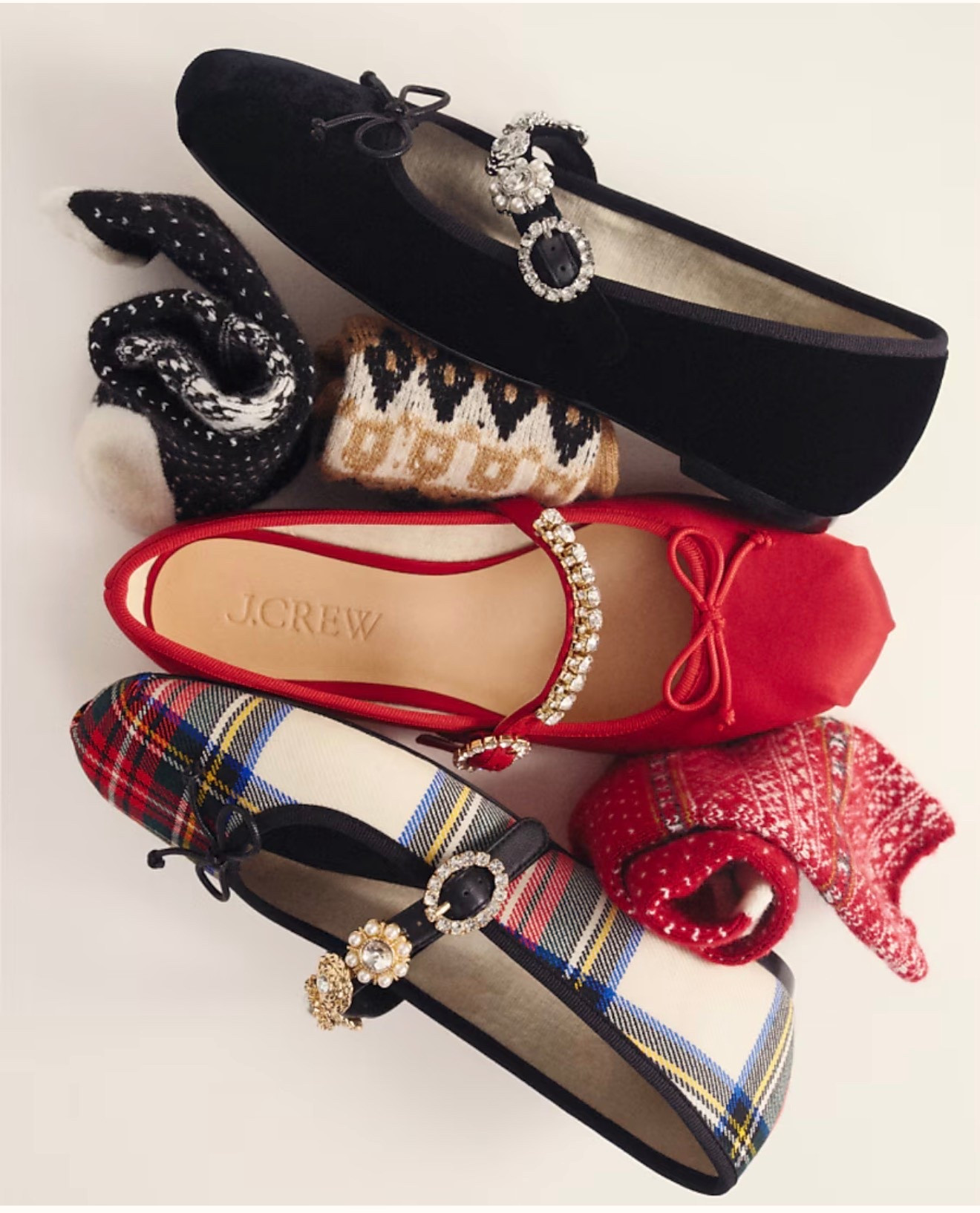 Logan embellished Mary Jane ballet flats in satin

a secure Mary Jane strap) and combined them into one stylish and wearable shoe. Just in time for the holidays, this pair comes dressed up in shiny satin with crystal-embellished details

#LTKShoeCrush #LTKParties #LTKHoliday