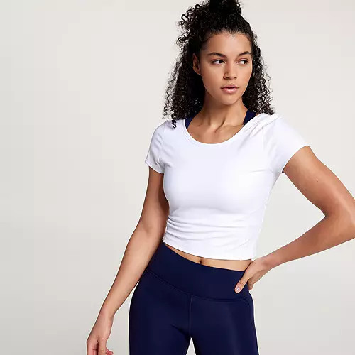 CALIA Women's Inspire Scoop Crop Tee | Dick's Sporting Goods