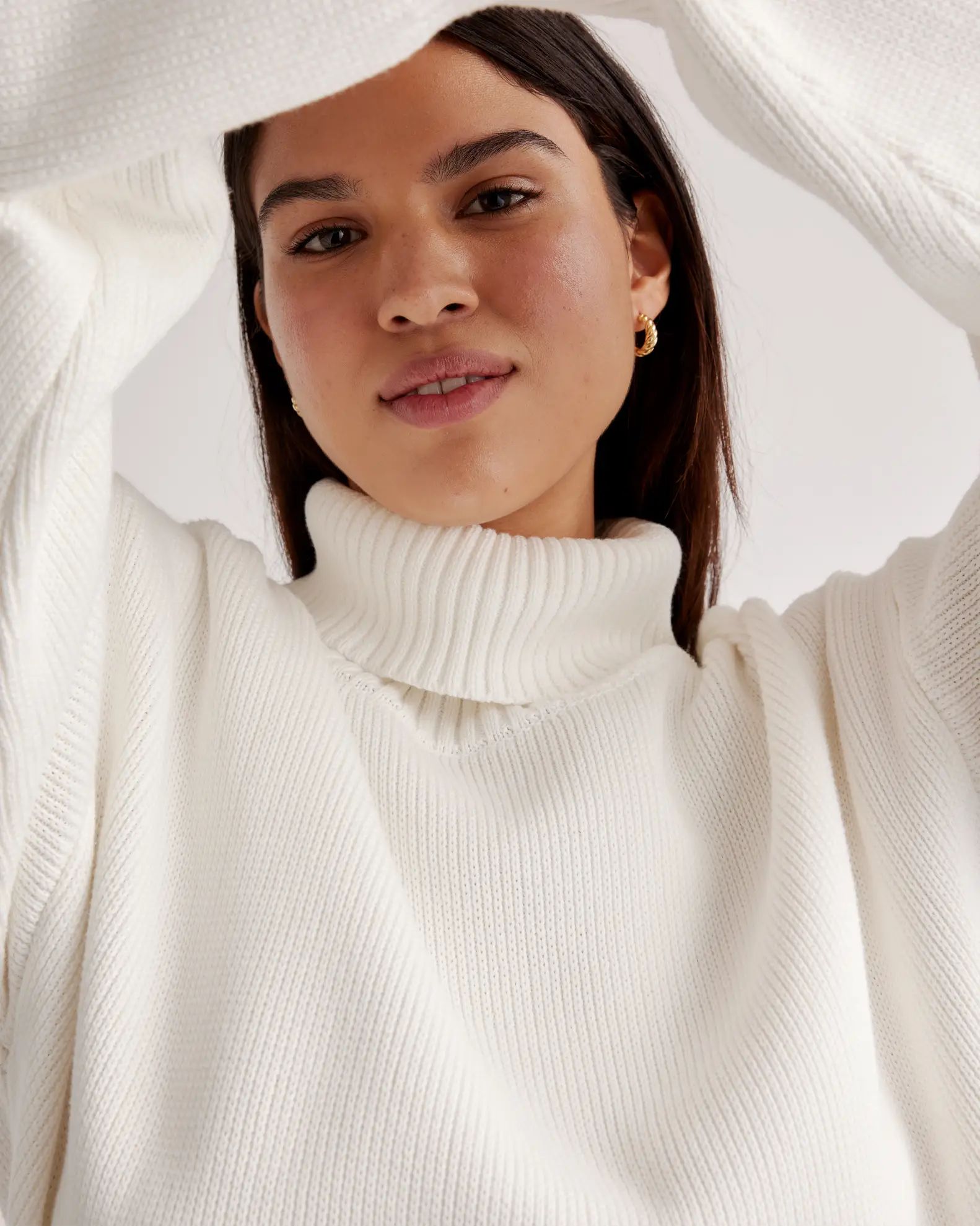 100% Organic Cotton Turtleneck Sweater | Quince