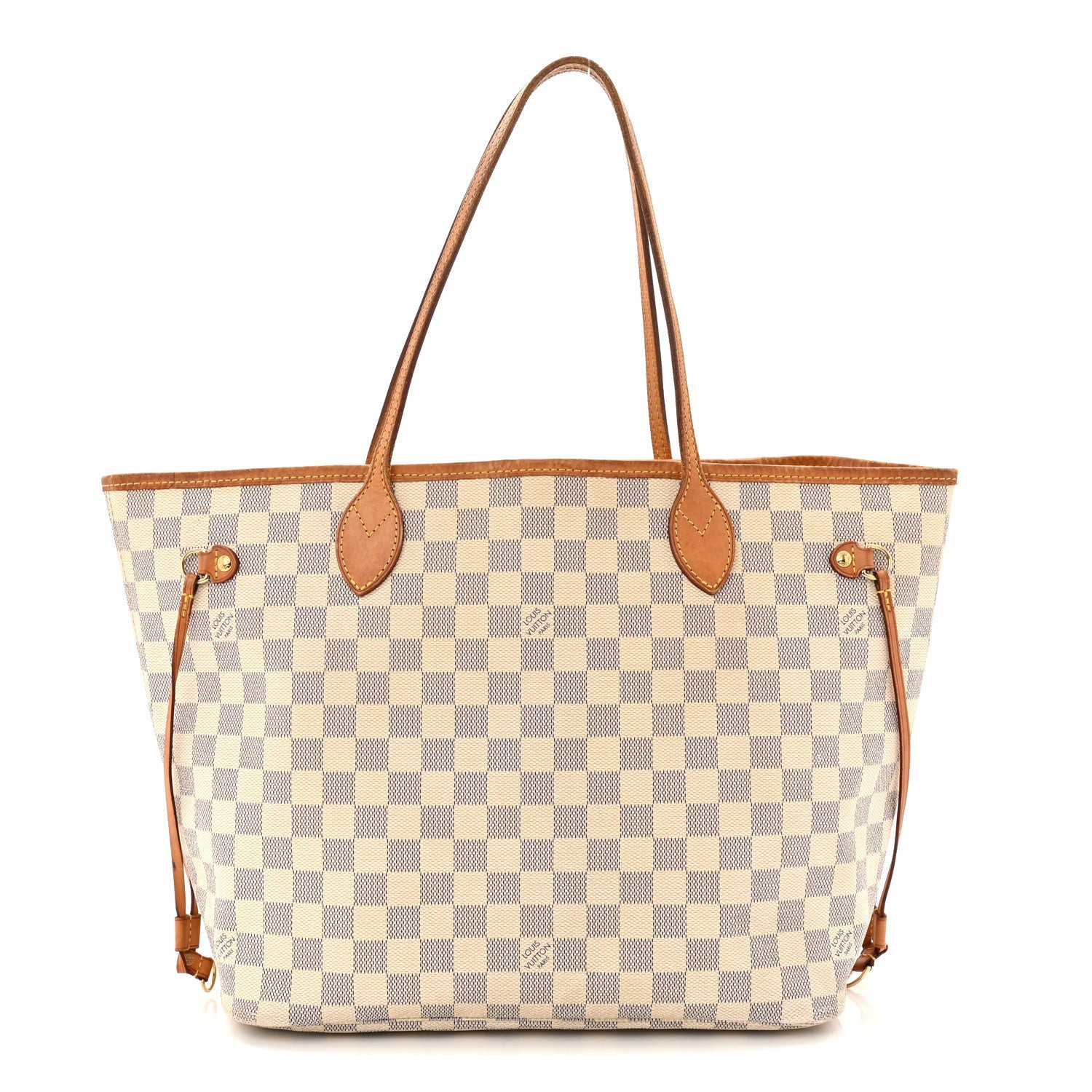 Damier Azur Neverfull MM | FASHIONPHILE (US)