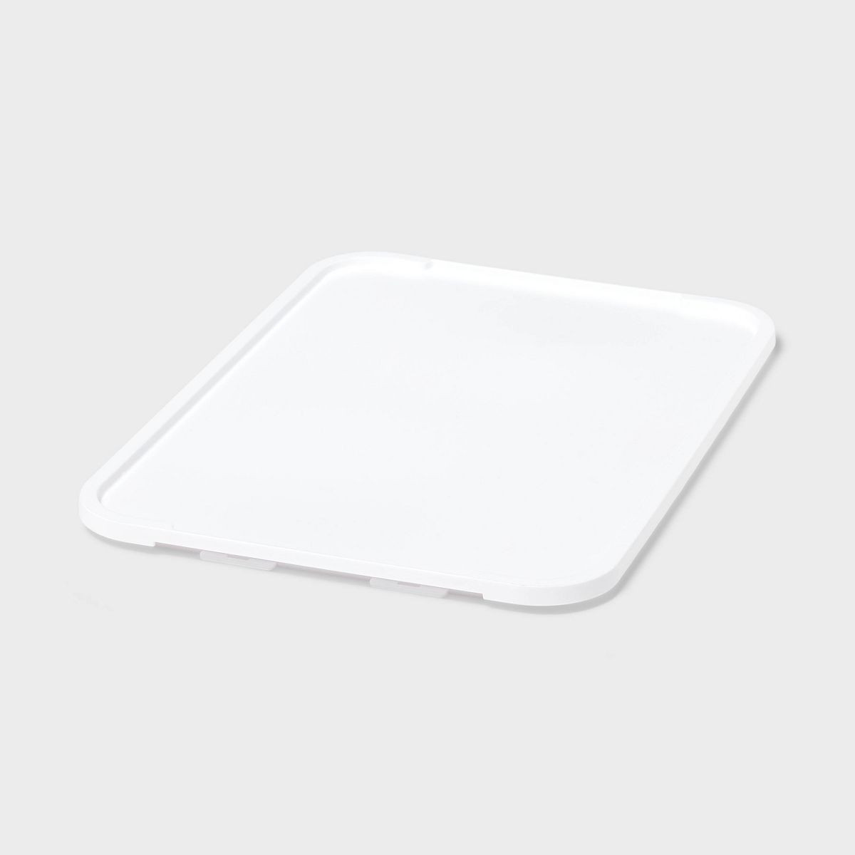Click in Place Large Lid for Plastic Storage Bins for Home and Office Organization White - Bright... | Target
