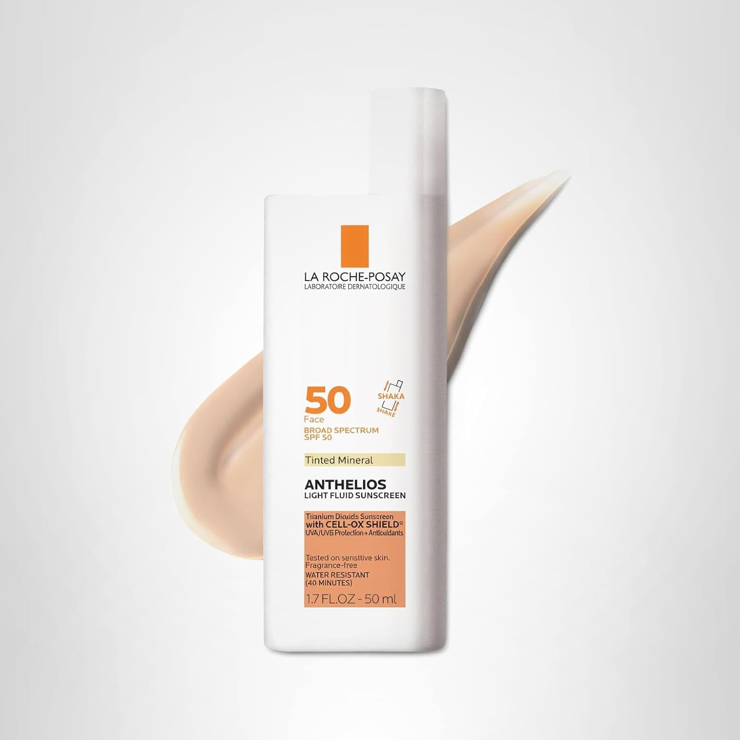 La Roche-Posay Anthelios Sunscreen SPF 50, Ultra-Light Fluid Broad Spectrum SPF 50, Face Sunscree... | Amazon (US)