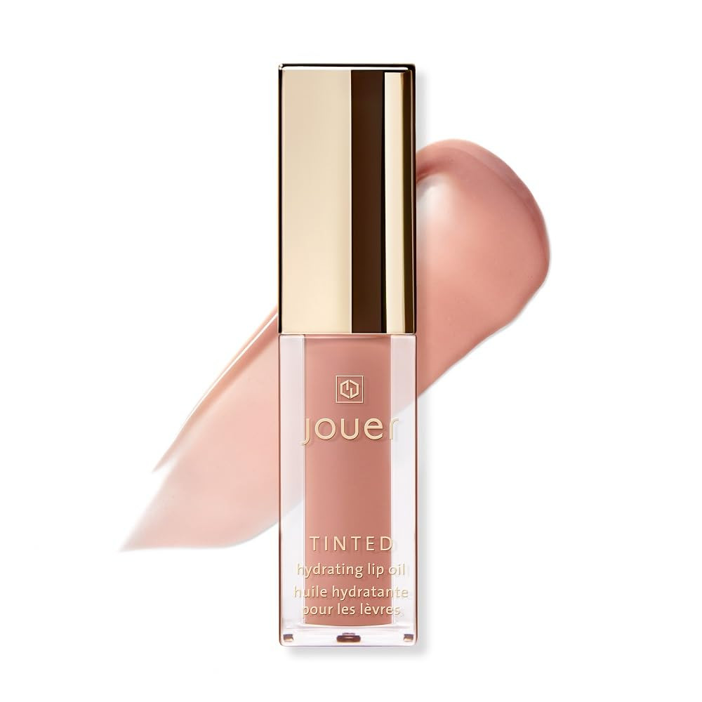 Jouer Essential Tinted Hydrating Lip Oil Gloss – Moisturizing Dry Lip Treatment Serum - Fragran... | Amazon (US)