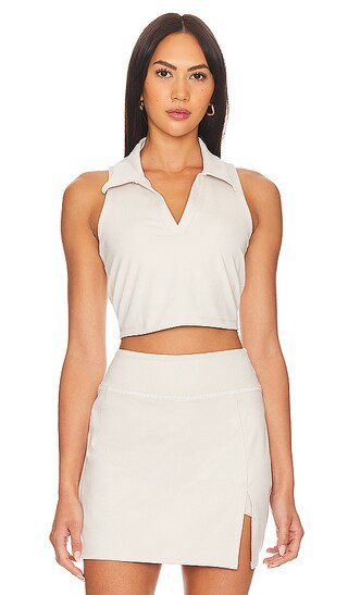 Prep Cropped Tank in Cream Heather | Revolve Clothing (Global)