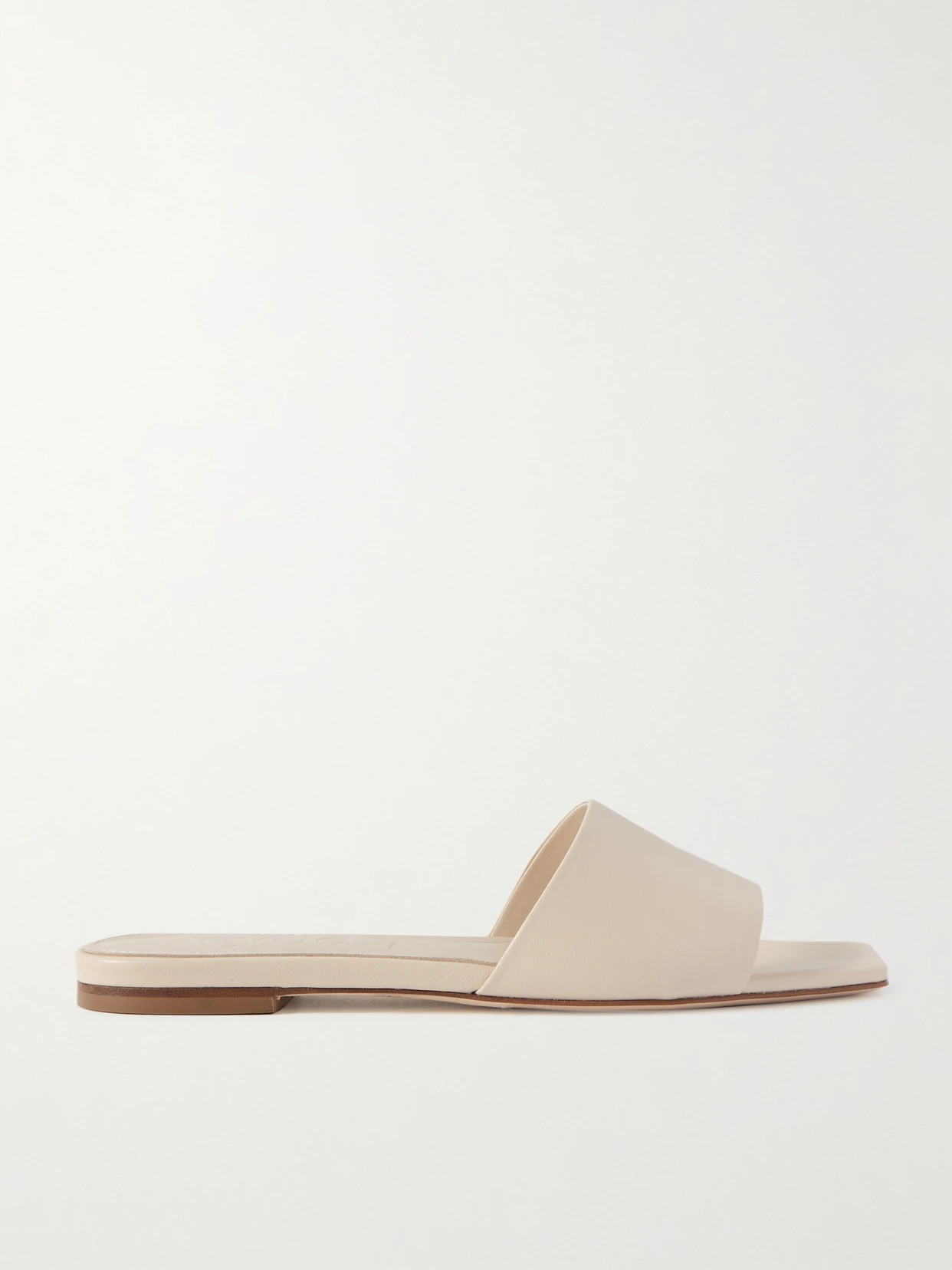 aeyde - Anna Leather Sandals - Cream | NET-A-PORTER (UK & EU)