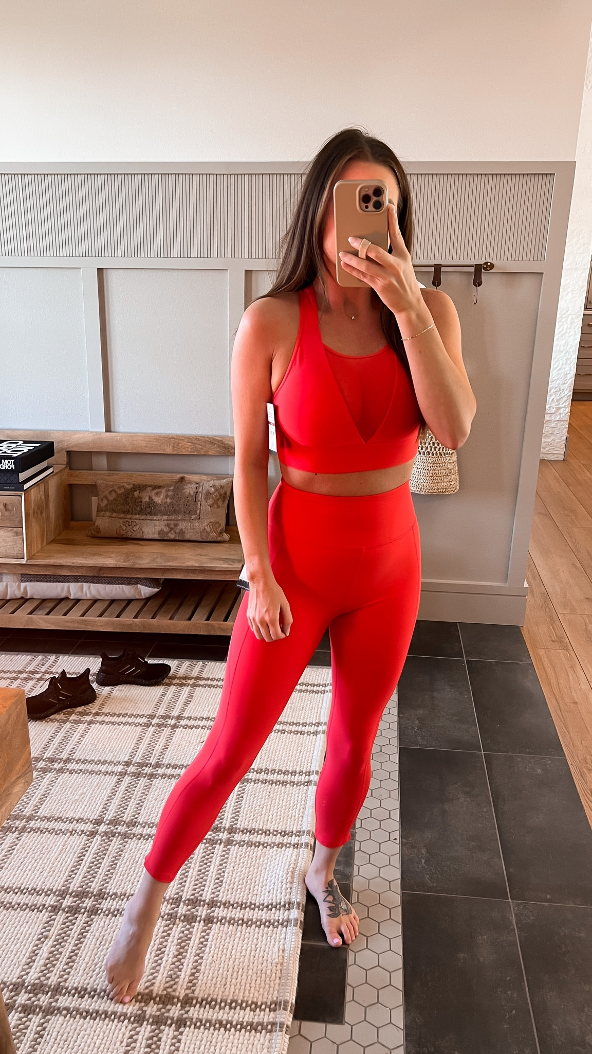 Wearing M - red workout set / matching set / Memorial Day outfit / cute workout clothes / summer outfit 

#LTKfit #LTKFind #LTKunder50