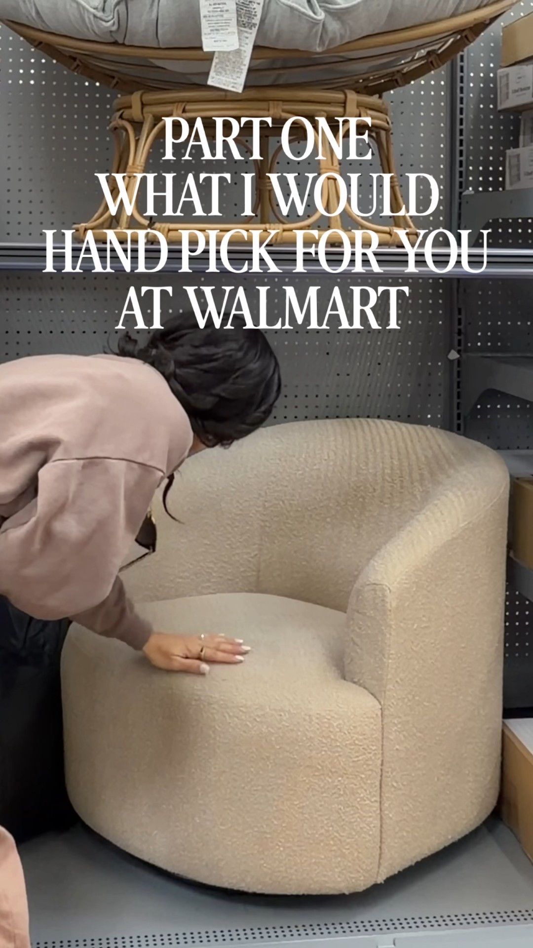 I walked through Walmart and pulled pieces that genuinely caught my eye and that I’d actually use in my own home. A tan bouclé accent chair that’s surprisingly comfortable and under $200, designer inspired table and floor lamps that look far more elevated than their price, and a low profile arched bookcase that works beautifully in small spaces. I also found a softly arched gold floor mirror and a honey brown coffee table with cane detail that feels warm, timeless and well designed.

This is proof you can find really good pieces without spending a fortune. 

Walmart home finds, Walmart furniture, Walmart home decor, Walmart accent chair, bouclé accent chair under $200, affordable accent chairs, Walmart lighting, designer inspired lamps, modern table lamps, floor lamps for living room, arched bookcase, small space storage furniture, Walmart bookcase, arched bookshelf, gold arched floor mirror, Walmart mirror, modern floor mirror, honey brown coffee table, cane coffee table, affordable coffee table, Walmart living room furniture, neutral home decor, warm neutral living room, modern organic home style, budget friendly home decor, elevated Walmart finds, affordable modern furniture


#LTKHome #LTKSeasonal