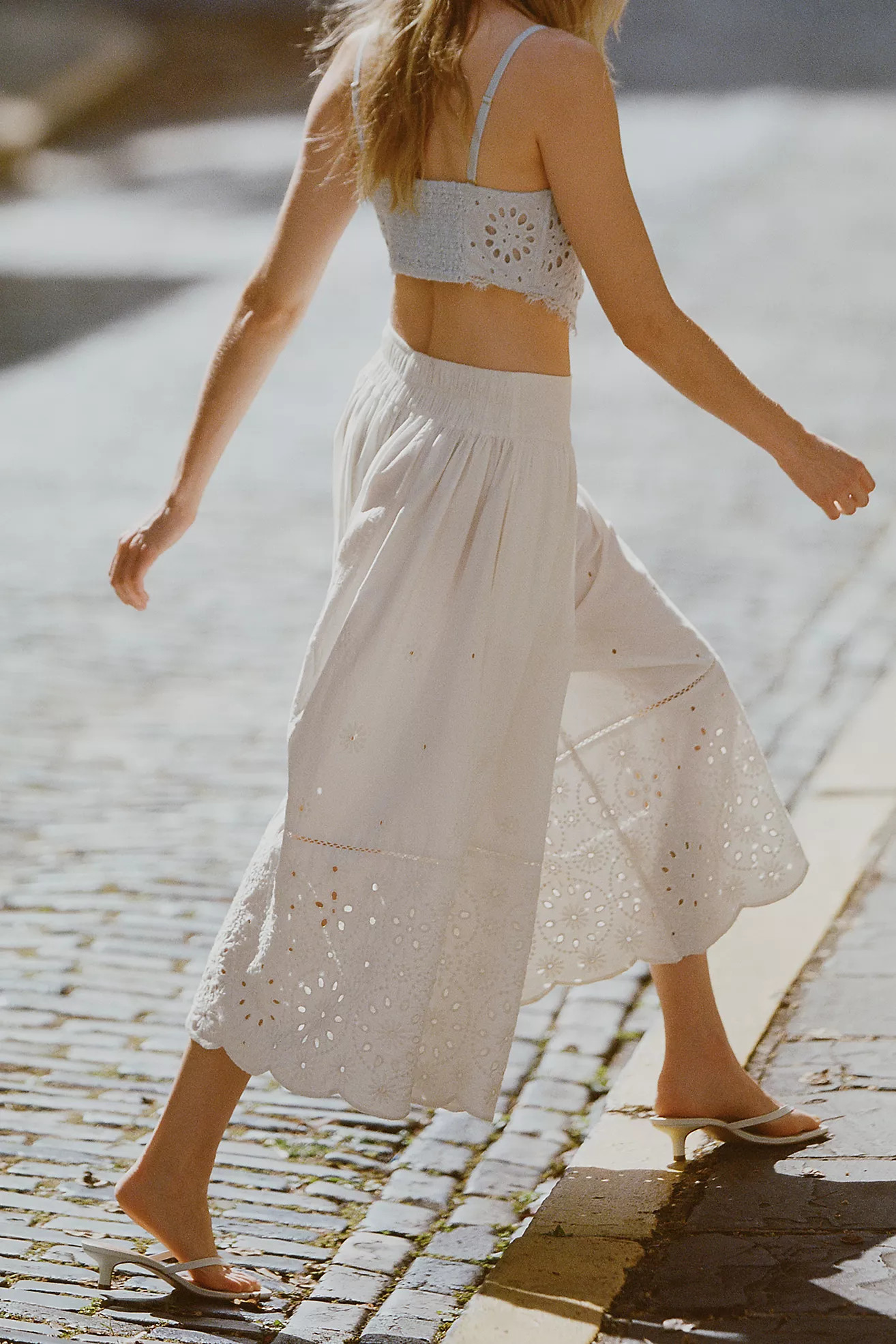 Maeve Embroidered Skirty Culottes | Anthropologie (US)