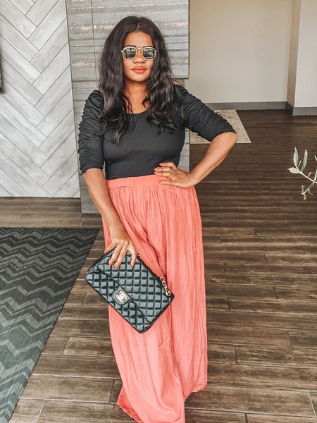 It’s the orange ( clay) on brown for me. It gives. These pants are so comfortable 💕. #vicidolls #vicicollection #ootd #springfashion 

#LTKunder100 #LTKstyletip #LTKFestival