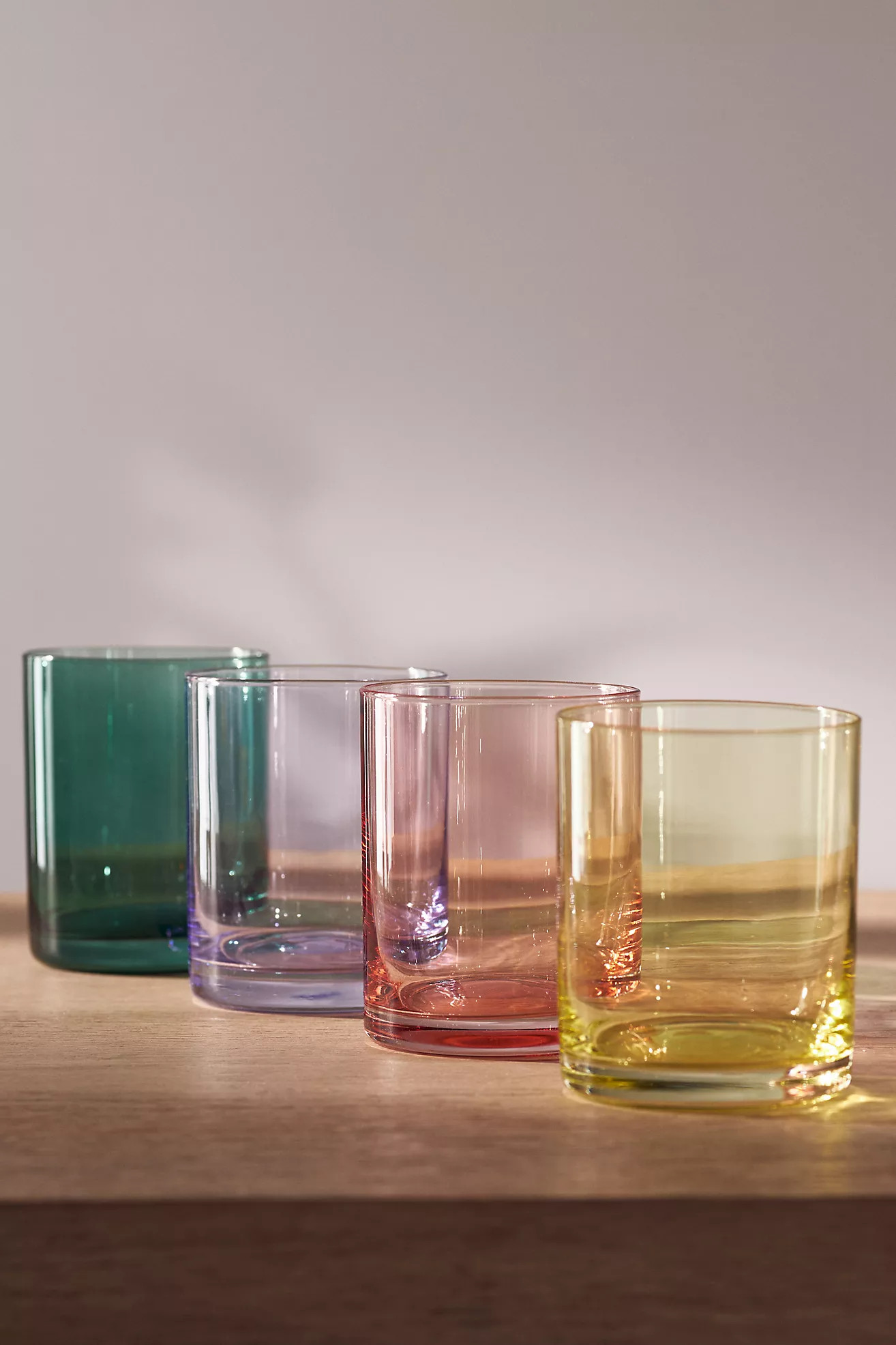 Morgan Double Old Fashioned Glasses, Set of 4 | Anthropologie (US)