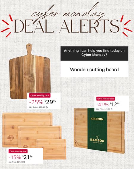 Wooden cutting board on sale! Perfect for hosting.

#LTKCyberWeek #LTKhome #LTKsalealert