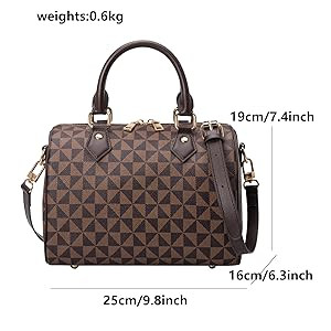 Top Handle Bags for Women Fahsionable Designer Crossbody Purse Large Cute Satchel Handbag | Amazon (US)