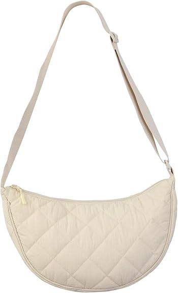 Crescent Bags for Women Cute Nylon Crossbody Bag With Adjustable Strap | Amazon (US)