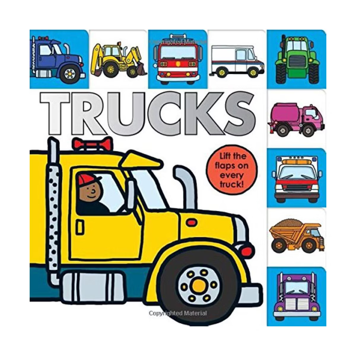 Lift-the-Flap Tab: Trucks (Board Book) by Sarah Powell & Roger Priddy | Target