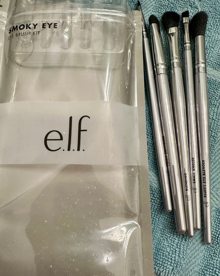 My teenager is getting into to makeup. Omg. I don’t know much about makeup but she’s doing the research and figuring it out. I did pick up a these e.l.f. Cosmetics
Smoky Eye Brush Kit. @ulta #ulta #cosmetics #beauty #beautyproducts #smokyeyebrushkit 

#LTKbeauty