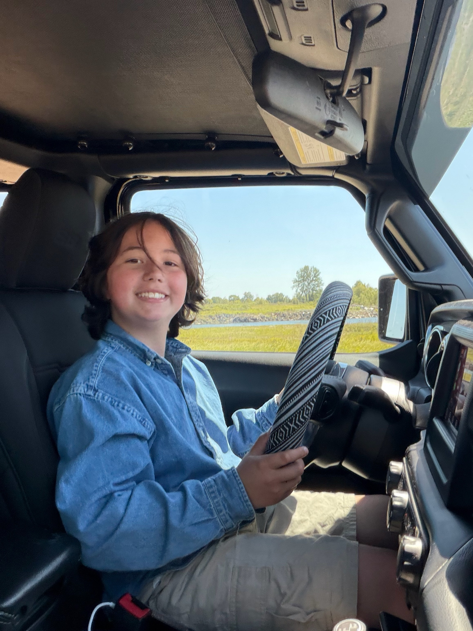 Flynn posing & showing off the new steering wheel cover 🥰

#LTKdayinmylife #LTKmomlife