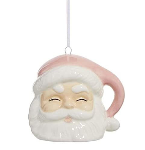 RAZ Imports Pink Santa Ornament, 3.5 inches | Amazon (US)