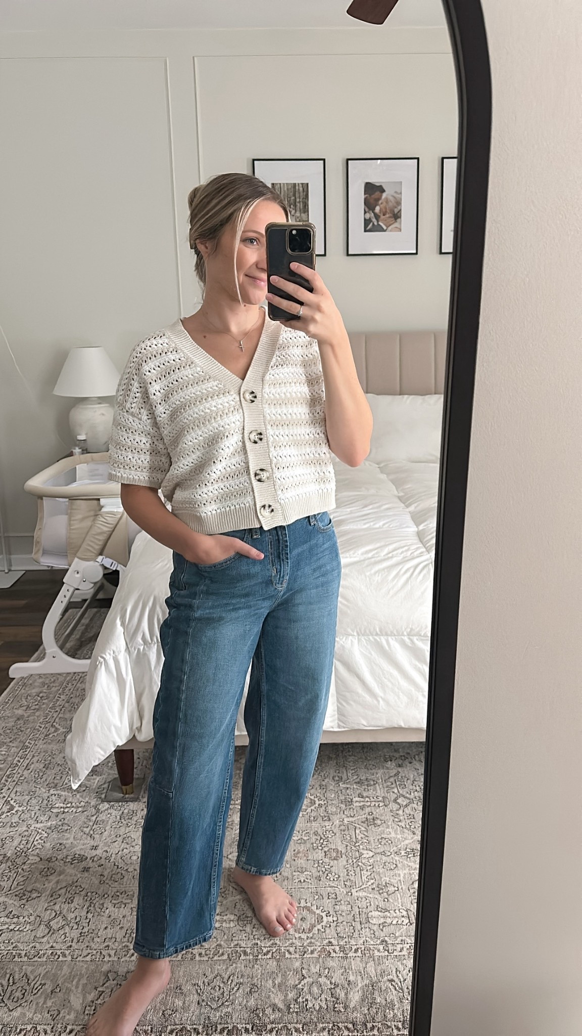 Old navy barrel jeans are 50% off! Lots of washes to choose from! 

#LTKFindsUnder50 #LTKStyleTip #LTKSaleAlert