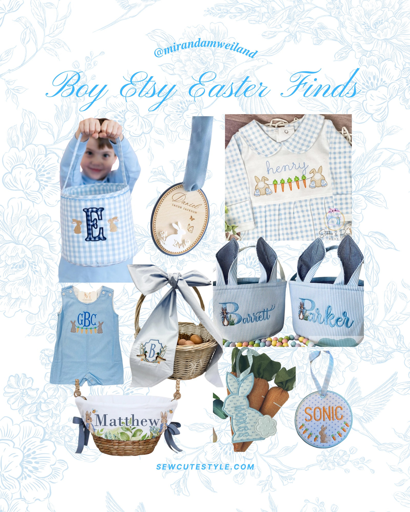 Baby boy Easter basket ideas 🤍 sharing the sweetest baby boy Easter basket stuffers, first Easter basket baby boy finds, and baby-safe Easter toys—perfect for spring + keepsakes. All from Etsy! So many cute customizable Easter baby gifts. 

baby boy Easter basket / baby boy Easter basket ideas / baby boy Easter basket stuffers / first Easter basket baby boy / Easter basket ideas for baby/ baby Easter basket filler/ baby safe Easter basket toys

#LTKBaby #LTKSeasonal